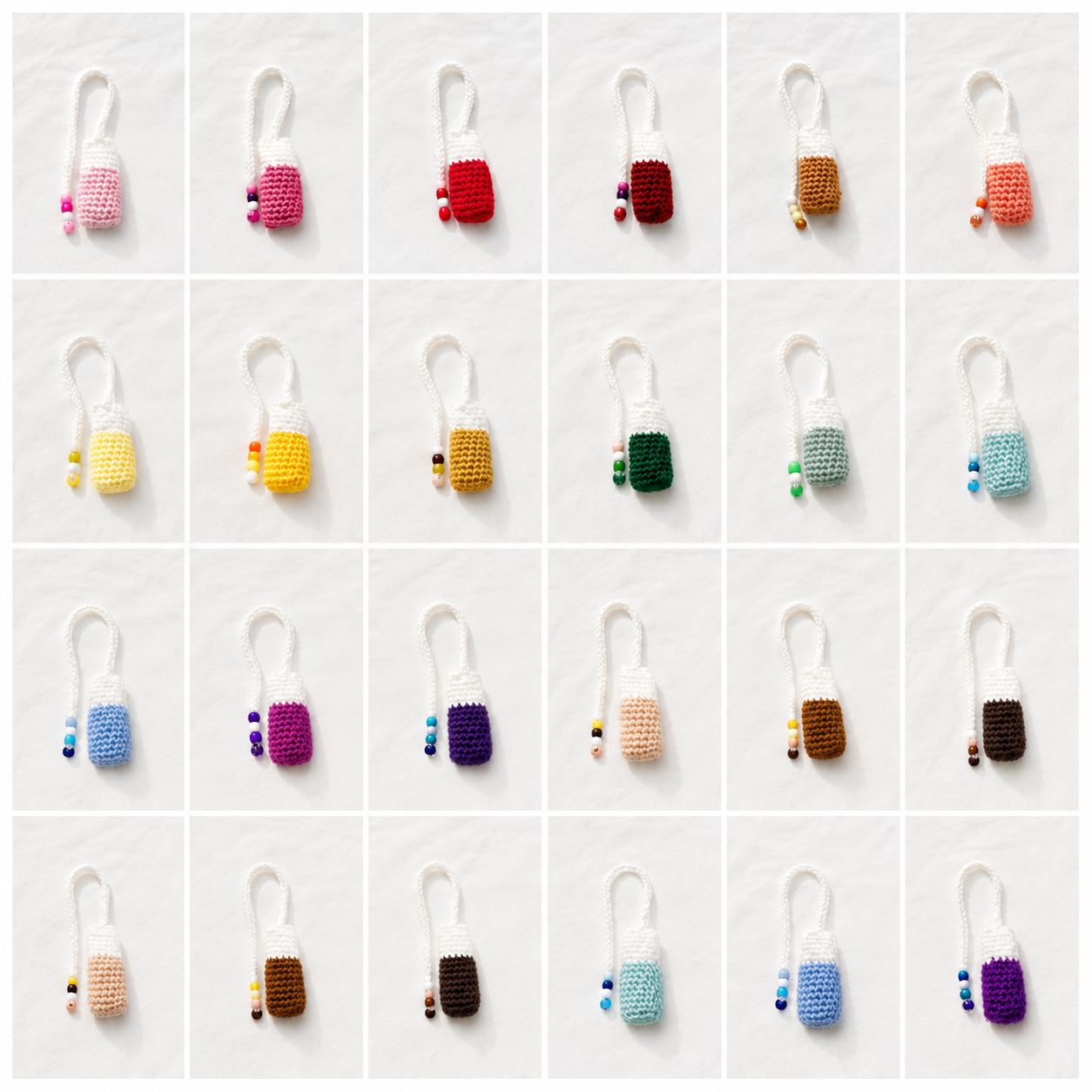 Homemade Crochet Tea Bag Bookmarks